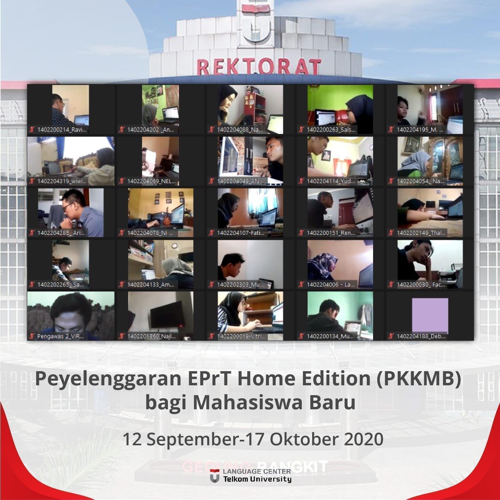 EPrT Home Edition Mahasiswa Baru – PKKMB 2020/2021