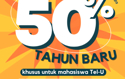 Promo Tahun Baru untuk Mahasiswa Tel-U