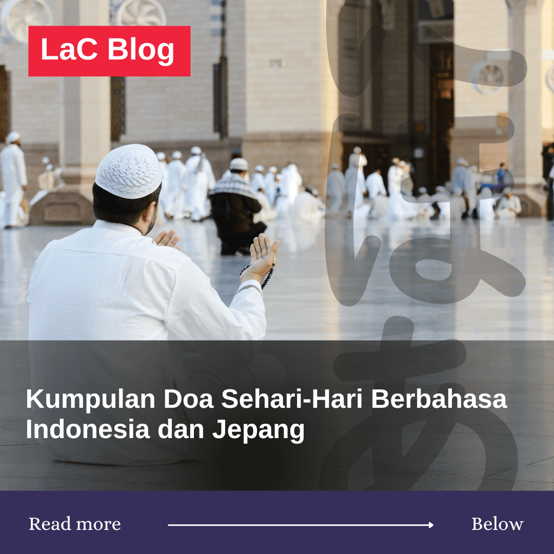 Kumpulan Doa Sehari-Hari Berbahasa Indonesia dan Jepang