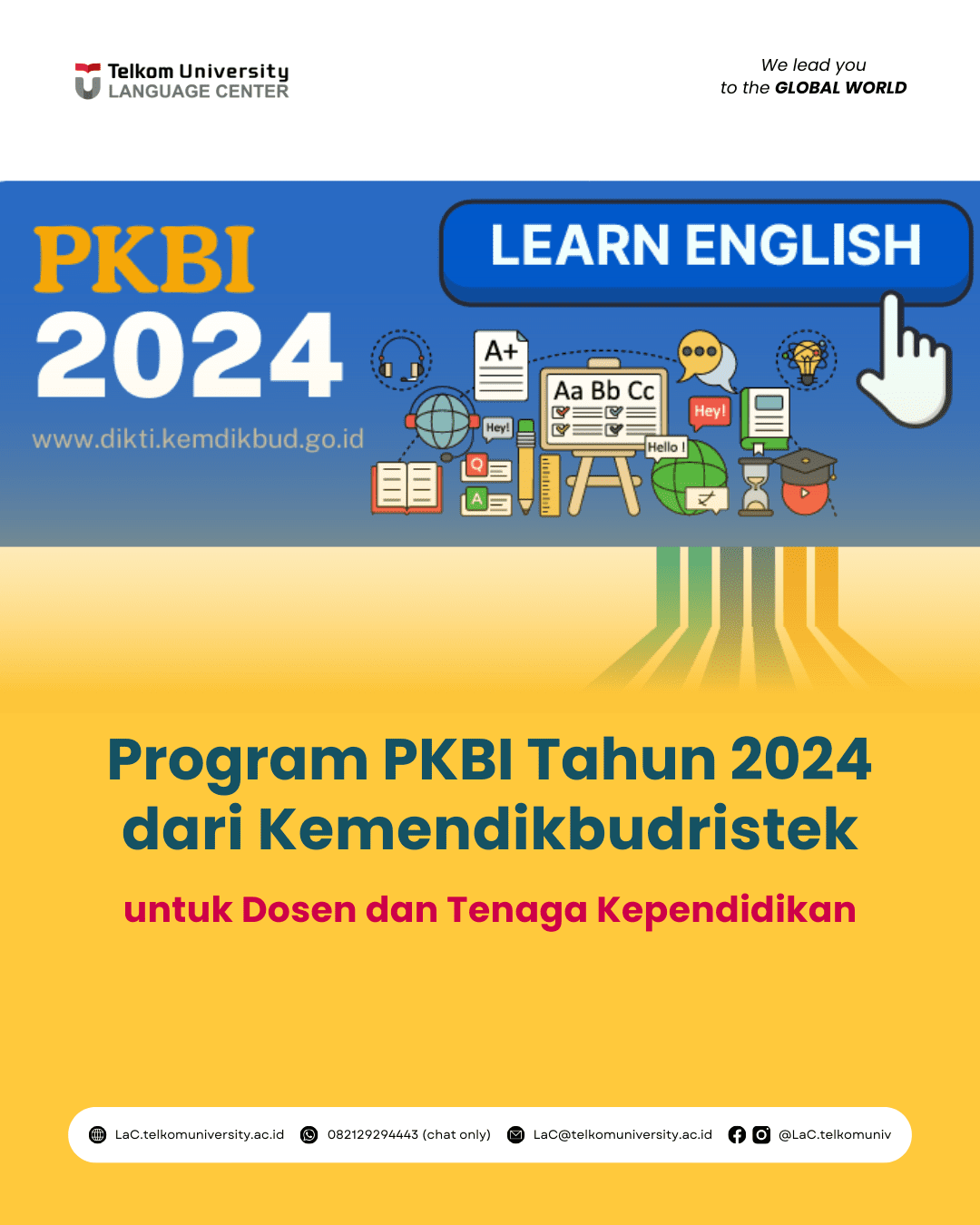 Program PKBI Tahun 2024 dari Kemendikbudristek untuk Dosen dan Tenaga Kependidikan