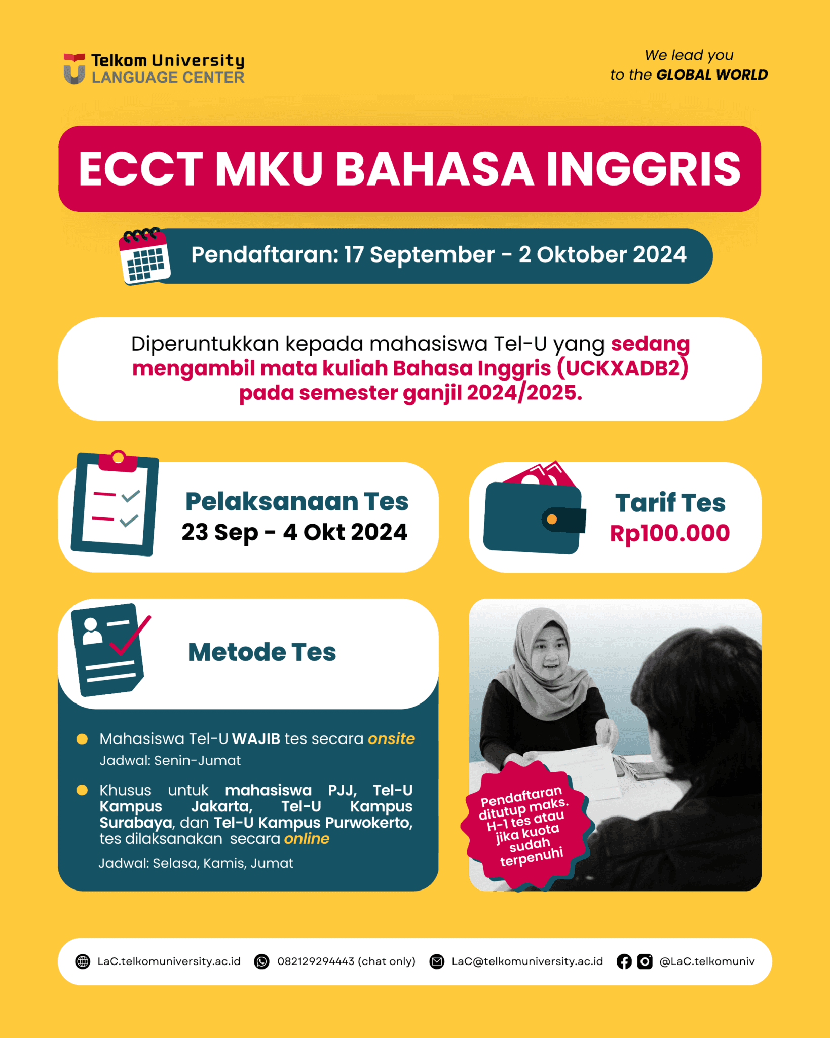 ECCT® MKU Bahasa Inggris Semester Ganjil 2024/2025