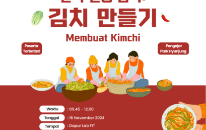 Acara Budaya: Membuat Makanan Tradisional Korea Kimchi bersama King Sejong Institute Bandung 2