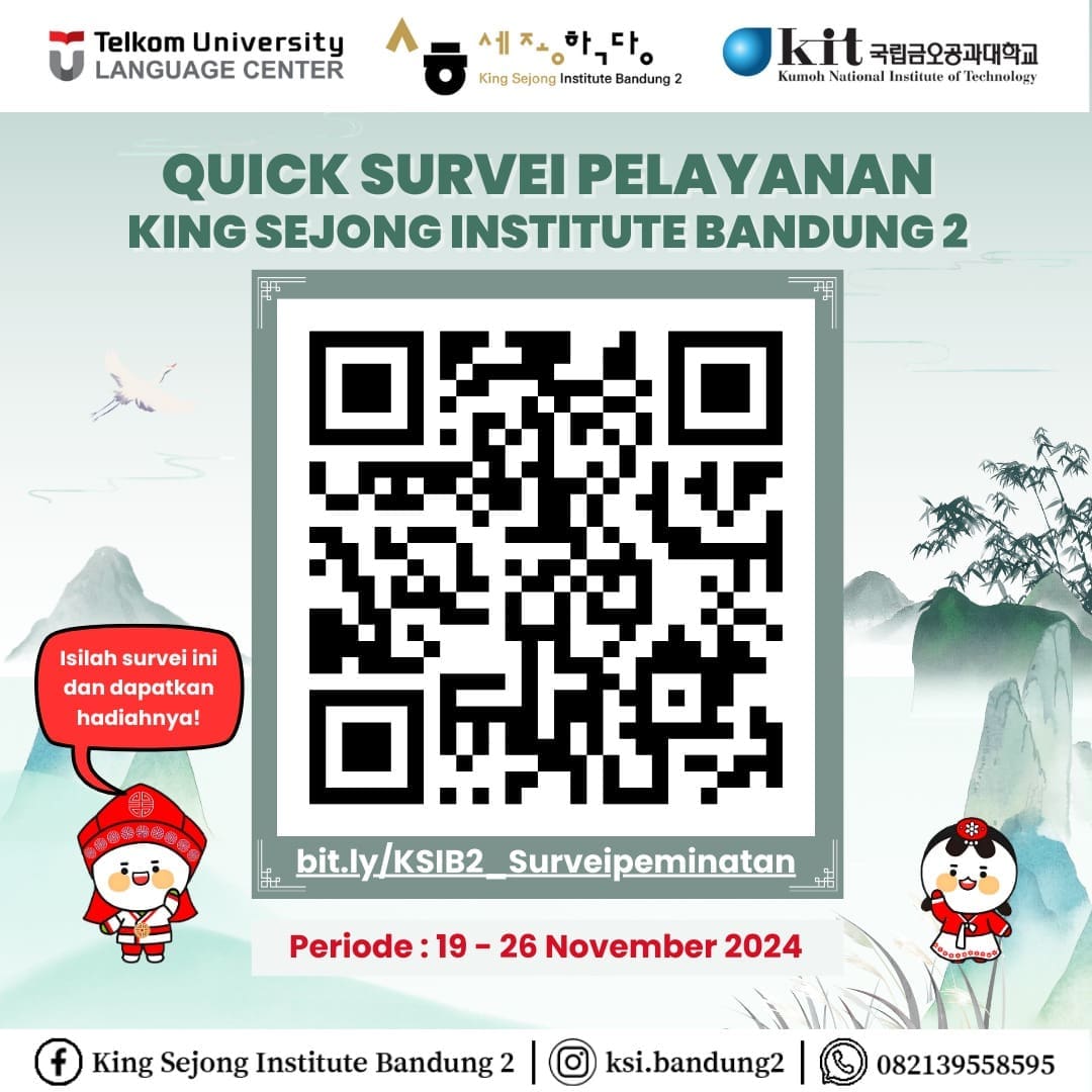 Quick Survey King Sejong Institute Bandung 2