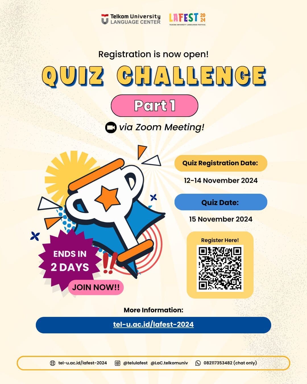 LAFEST 2024 Quiz Challenge Part 1